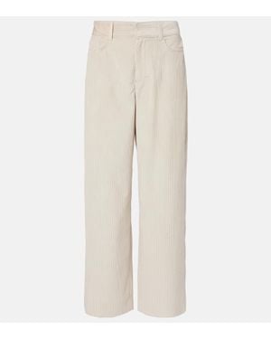 Max Mara Weite Hose Eneide Aus Baumwoll-Cord - Natur