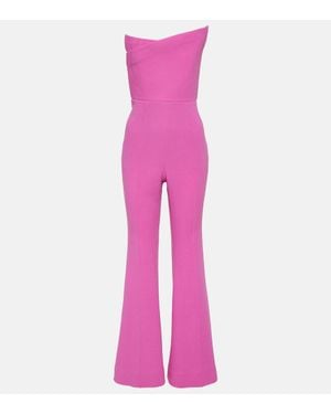 Roland Mouret Jumpsuit Aus Wolle - Pink