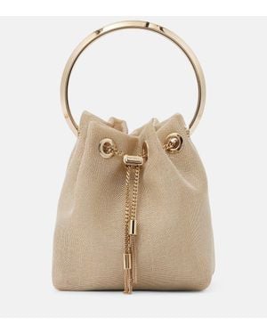Jimmy Choo Sac Bon Bon Small En Resille - Neutre