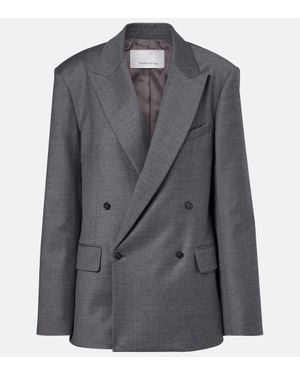Frankie Shop Blazer Newark Aus Einem Wollgemisch - Grau