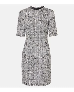 Dolce & Gabbana Minikleid Dg Aus Boucle - Grau
