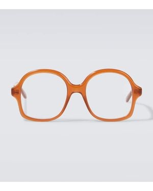 Loewe Runde Brille Slim - Braun