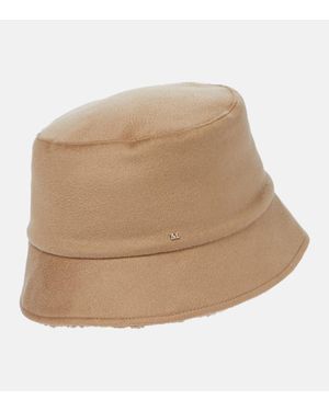 ハット Max Mara Embroidered Polyester Tessa Bucket Hat Max Mara Tessa Bucket Hat in Beige | endource