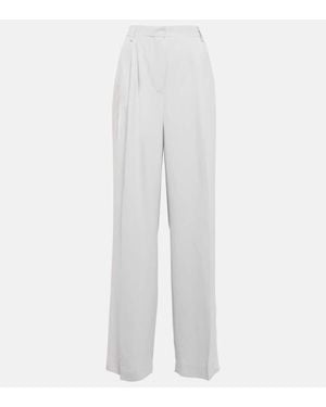 Dries Van Noten Weite Hose - Weiß