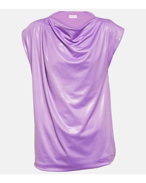 Dries Van Noten Jersey Top - Purple