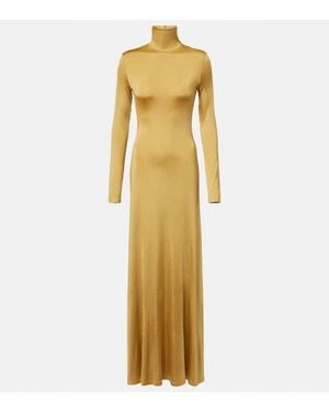 TOVE Maxikleid Sacha Aus Jersey - Mettallic