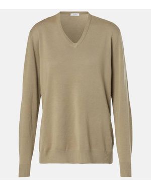 Max Mara Pullover Pevera Aus Wolle - Grün