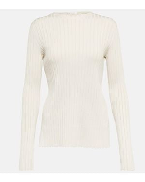 The Row Top Ash Aus Seide - Natur