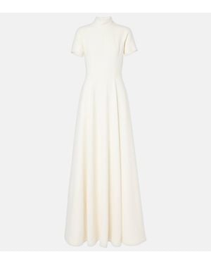 Emilia Wickstead Malinda High-neck Gown - White