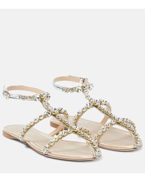 Giambattista Valli Sandalen Maharani Aus Metallic-Leder - Mettallic
