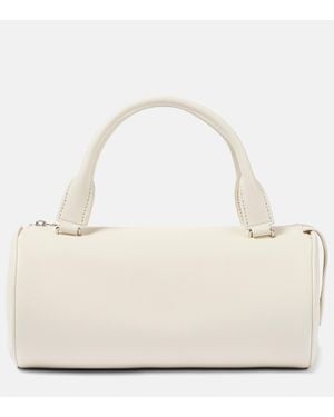 The Row Edith Small Leather Shoulder Bag - Natural