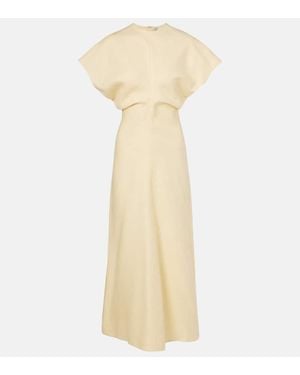TOTEME Slouch Waist Dress - Yellow