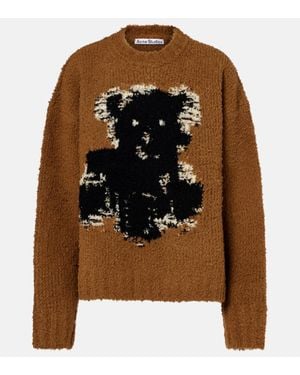 Acne Studios Wool-Blend Jumper - Brown