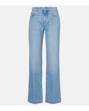 Dolce & Gabbana Jeans A Gamba Larga - Blu