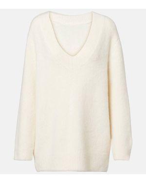 Dorothee Schumacher Pullover Loving Touch Aus Einem Alpakawollgemisch - Weiß