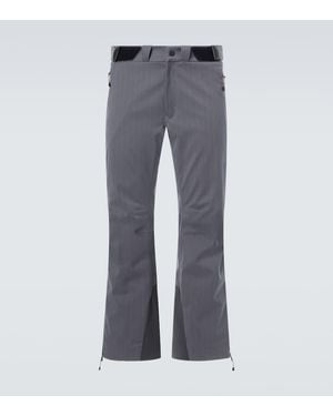 Sease Indren Pinstripe Wool-Blend Ski Trousers - Grey