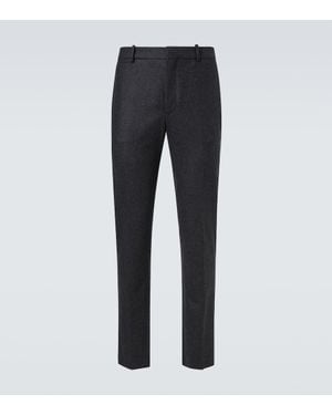 Tod's Gerade Hose Aus Schurwolle - Blau