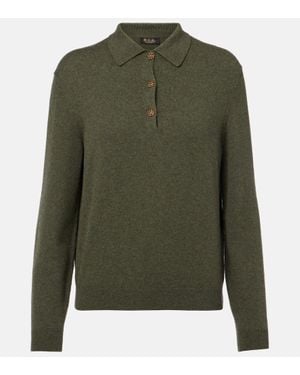 Loro Piana Polo Classic De Cachemir - Verde