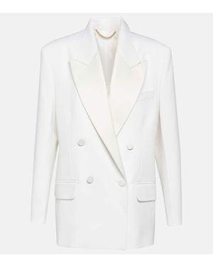 Victoria Beckham Double-Breasted Blazer - White