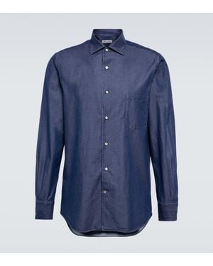 Loro Piana Andre Denim Shirt - Blue