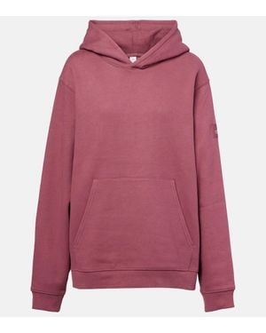 Alo Yoga Renown Cotton-Blend Terry Hoodie - Pink
