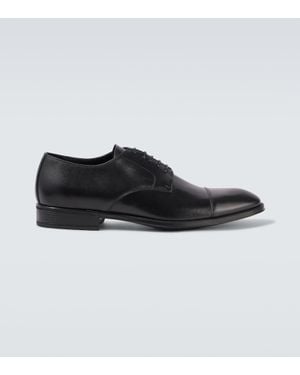 Canali Schnuerschuhe Aus Leder - Schwarz