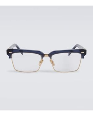 Miu Miu Eckige Brille - Blau