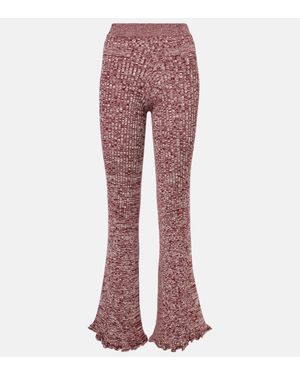 Rabanne Knitted Culottes - Red