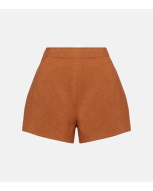 Posse Perri Linen Shorts - Brown