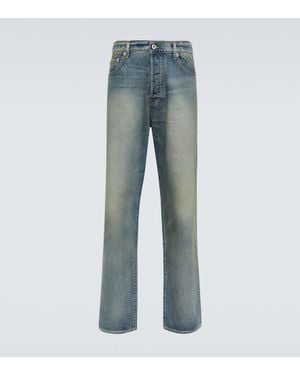 KENZO Asagao Straight Jeans - Blue