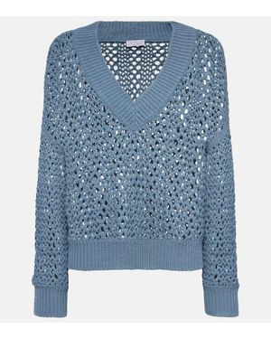 Brunello Cucinelli Pullover - Blu