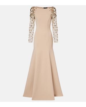 Jenny Packham Verzierte Robe Sylvia - Natur
