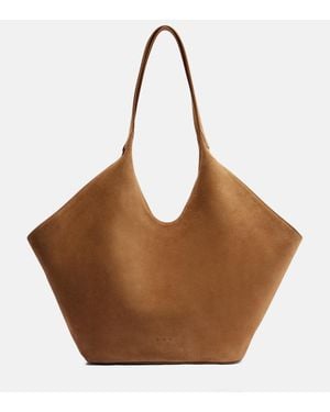Aesther Ekme Phantom Large Suede Tote Bag in Brown | Lyst