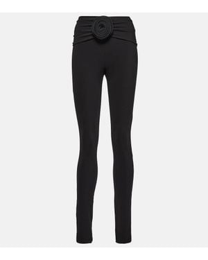Magda Butrym Leggings Aus Jersey - Schwarz