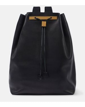 The Row Sac a dos Backpack 11 en cuir - Noir