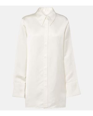 Jil Sander Satin Shirt - White
