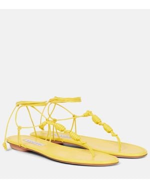 Aquazzura Sandali Infradito Oaxaca - Giallo