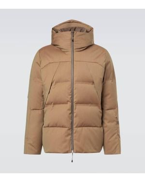 Sease Nordend Wool-Blend Down Jacket - Brown