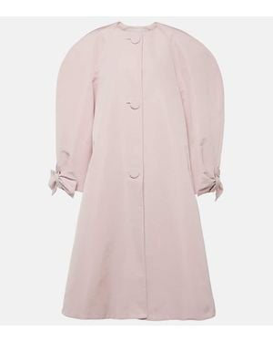 Nina Ricci Mantel aus Taft - Pink