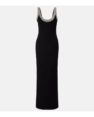 The New Arrivals Ilkyaz Ozel Robe Manu Mit Kristallen - Schwarz