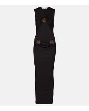 Christopher Esber Verziertes Maxikleid Disconnect - Schwarz