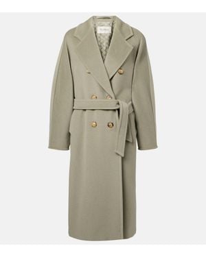 コート MAX MARA ALBANIA DOUBLE-BREASTED COAT IN WOOL AND CASHMERE Max Mara Albania Coat | Blue | FARFETCH