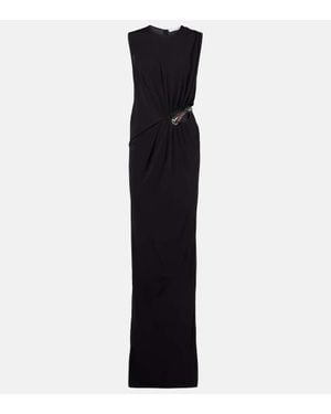 Christopher Esber Maxikleid Encased Nature Aus Jersey - Blau