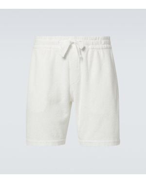 Orlebar Brown Cotton Terry Shorts - White