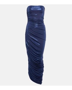 Norma Kamali Robe Diana - Blau