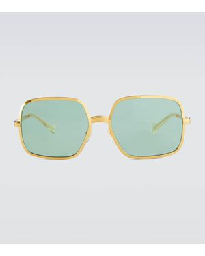 Gucci Occhiali Da Sole Squadrati - Verde