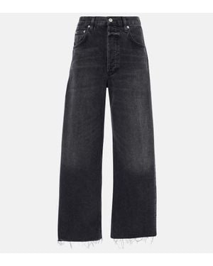 Citizens of Humanity Ayla Cropped Wide-Leg Jeans - Blue