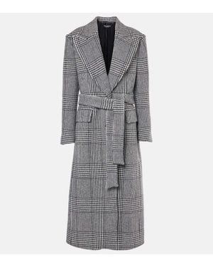 Dolce & Gabbana Mantel Aus Einem Wollgemisch - Grau