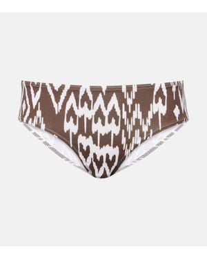 Eres Bedrucktes Bikini-Hoeschen Dry - Weiß