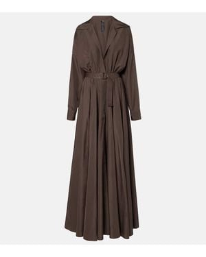 Norma Kamali Oversize-Robe - Braun